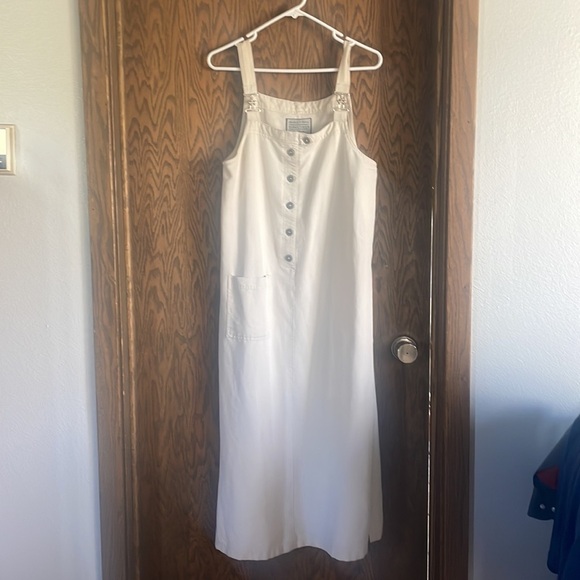 Dresses & Skirts - Directives Beige Dress‎ w/fun hardware